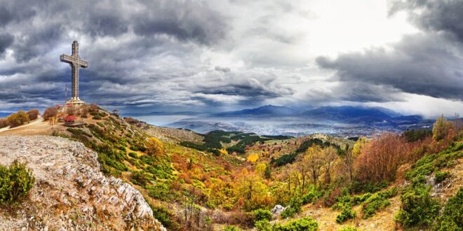 Berg Vodno, Mazedonien