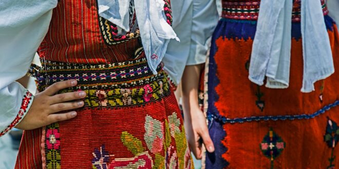 Traditionelle Kleidung in Mazedonien