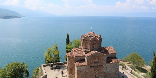 St. Jovan Kaneo Kirche am Ohridsee, Mazedonien