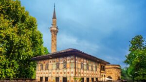 Bunte Moschee in Tetovo, Mazedonien