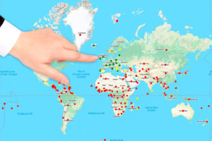 Weltkarte Einreisestatus - DIAMIR Erlebnisreisen